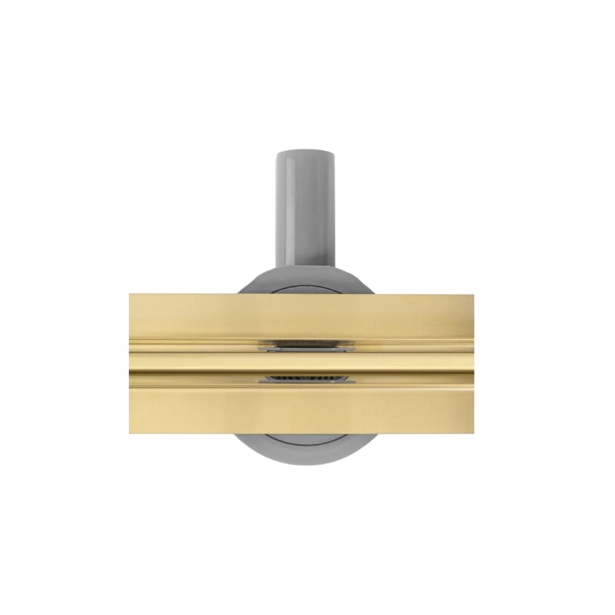 REA-G2714 - NEOX SLIM 70 cm zuhanyfolyóka, rozsdamentes acél/szálcsiszolt arany