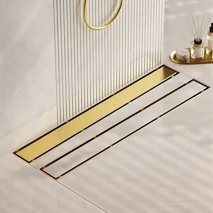 REA-G2738 - NEOX PRO 100 cm lineáris zuhanyfolyóka, arany