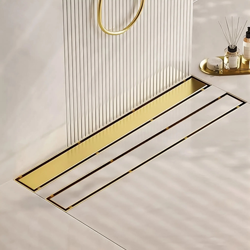 REA-G2738 - NEOX PRO 100 cm lineáris zuhanyfolyóka, arany