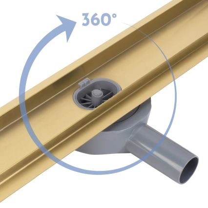 REA-G2742 - NEOX PRO 70 cm arany lefolyócsatorna