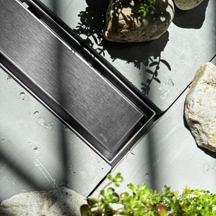 REA-G5806 - NEOX PRO 50 cm nikkelezett lineáris padlóösszefolyó