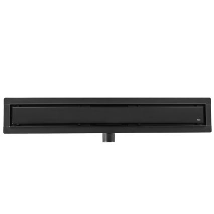 REA-G6602 - Lineáris lefolyó PURE NEOX 70 cm matt fekete