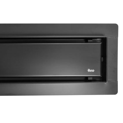 REA-G6602 - Lineáris lefolyó PURE NEOX 70 cm matt fekete