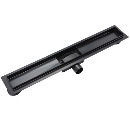 REA-G6602 - Lineáris lefolyó PURE NEOX 70 cm matt fekete