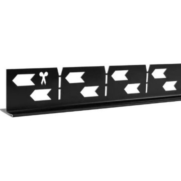 REA-K3218 - Lejtős profil 140 cm fekete