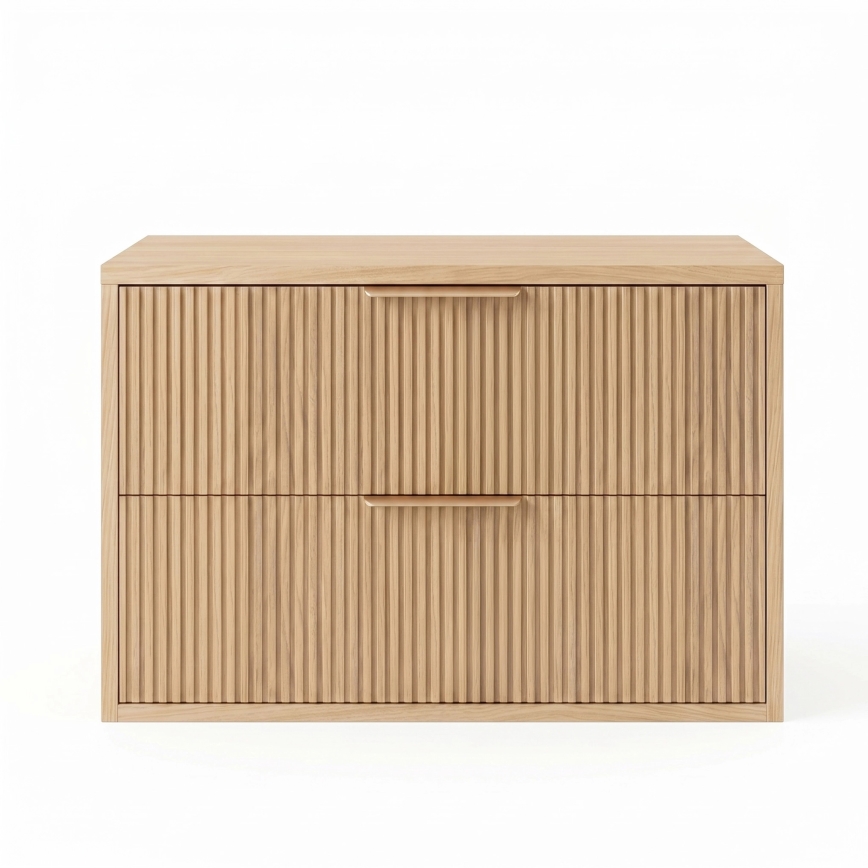 REA-M0408 - MONO 60x47 cm mosdó alá szerelhető fali fürdőszobaszekrény, bézs