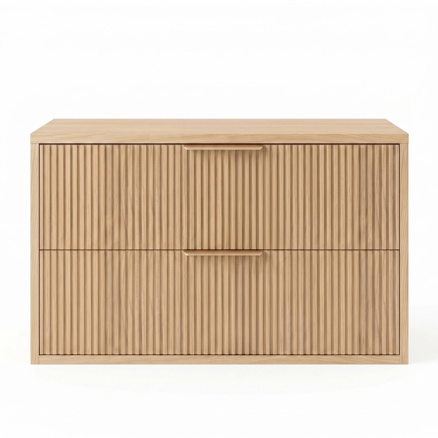 REA-M0409 - Falra szerelhető mosdó alatti szekrény MONO 80x48,5 cm bézs