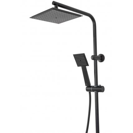 REA-P0636 - BRAVO zuhanyszett csapteleppel, matt fekete