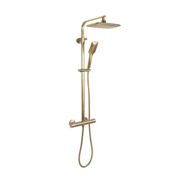 REA-P5004 - TOM termosztátos zuhanyszett, csiszolt arany