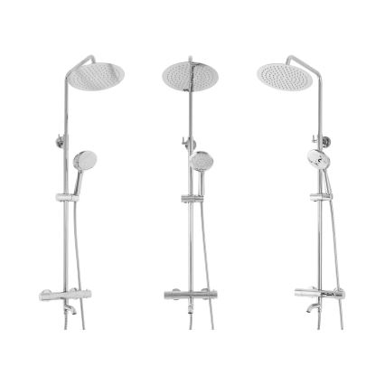 REA-P6607 - LUNGO termosztátos zuhanyszett, fényes króm