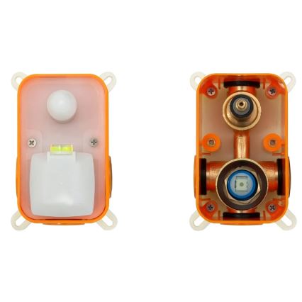 REA-P6609 - Zuhanyszett LUNGO termosztátos, falba süllyesztett csapteleppel, szálcsiszolt arany