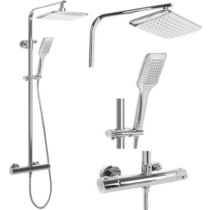 REA-P7100 - TOM termosztátos zuhanyszett, fényes króm