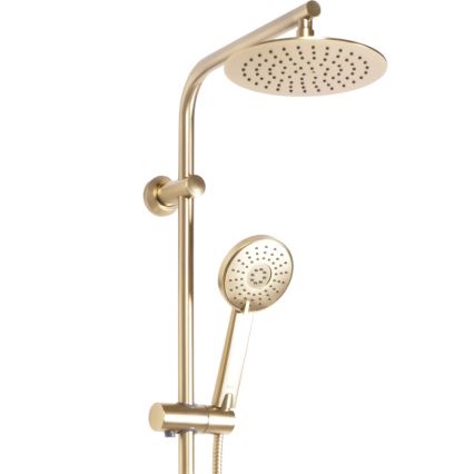 REA-P8413 - BLISS termosztátos zuhanyszett, szálcsiszolt arany
