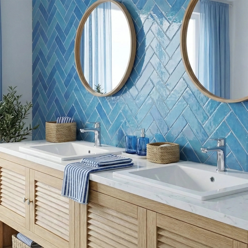 REA-U0040 - Süllyesztett mosdó DAFNE 46,5x76 cm kerámia/fényes fehér