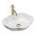 REA-U0265 - Pultlapra helyezhető PEARL mosdó 38x50,5 cm kerámia/fényes fehér