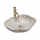 REA-U0620 - PEARL pultlapra helyezhető mosdó 38x50,5 cm kerámia/szürke/bézs/kőhatás