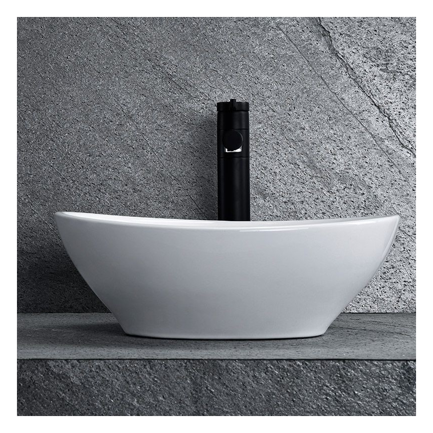 REA-U0623 - Ráültethető mosdó SOFIA MINI 27x34 cm kerámia/fényes fehér