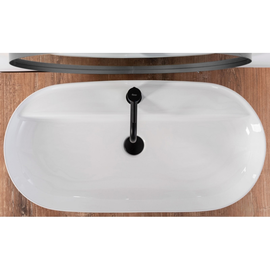 REA-U2541 - AURA pultba helyezhető mosdó 41x81 cm kerámia/fényes fehér