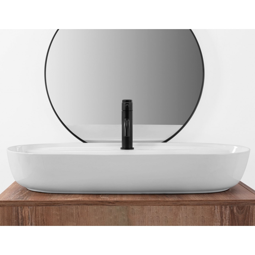 REA-U2541 - AURA pultba helyezhető mosdó 41x81 cm kerámia/fényes fehér