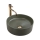 REA-U4567 - SAMI pult fölé helyezhető mosdókagyló, átmérő 37 cm, kerámia/matt zöld