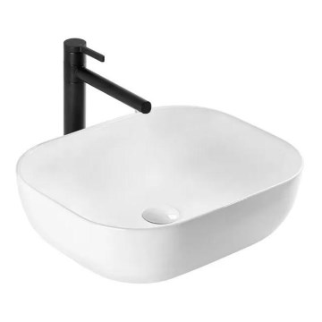 REA-U6300 - MONA SLIM ráültethető mosdó 40x50,5 cm kerámia/fényes fehér