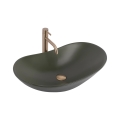 REA-U6372 - Ráépíthető mosdó ROYAL 35,5x61,5 cm kerámia/olívazöld