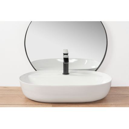 REA-U7900 - AURA pult fölé helyezhető mosdó 40,5x60,5 cm kerámia/fényes fehér