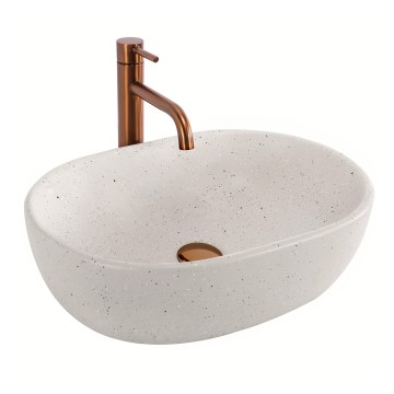 REA-U8480 - Pultmosdó AMELIA 34,5x48 cm kerámia/kőhatású
