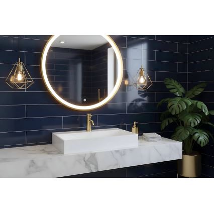 REA-U8900 - GOYA 37x50 cm pultba építhető mosdó kvarc-konglomerát/matt fehér