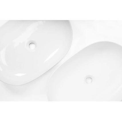REA-U9653 - CLEO ráültethető mosdó 41x60,5 cm kerámia/matt fehér