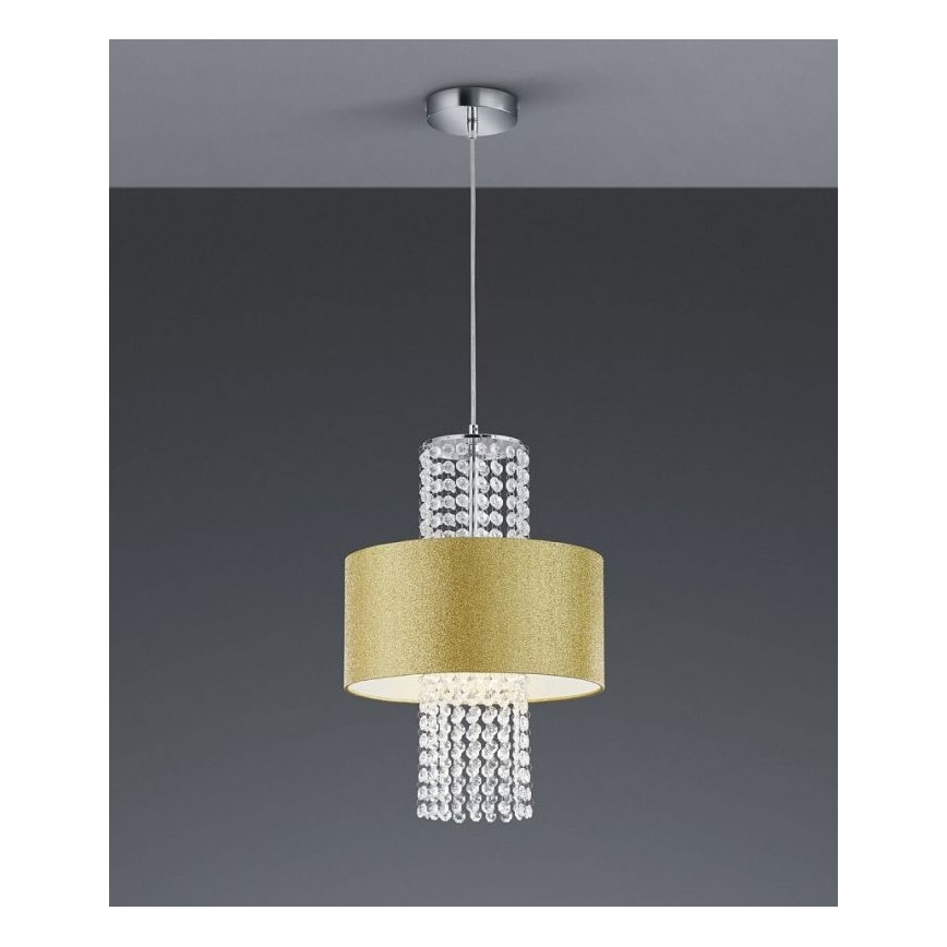 Reality - Csillár zsinóron KING 1xE27/42W/230V arany