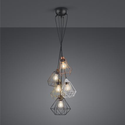 Reality - Csillár zsinóron MEIKE 5xE27/25W/230V