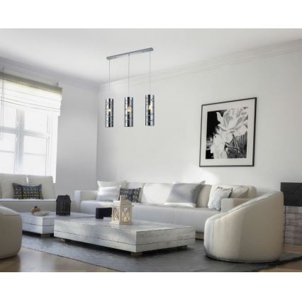 Reality - Csillár zsinóron ROMANO 3xE27/40W/230V