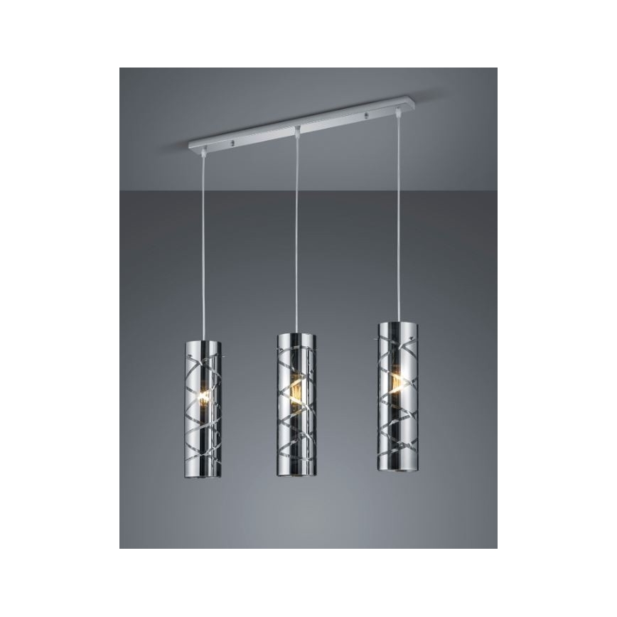 Reality - Csillár zsinóron ROMANO 3xE27/40W/230V