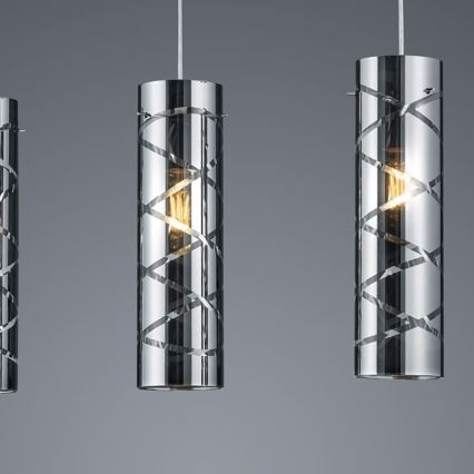 Reality - Csillár zsinóron ROMANO 3xE27/40W/230V