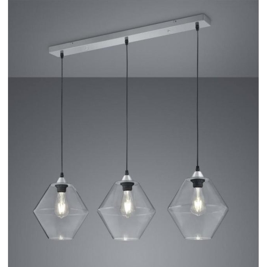 Reality - Csillár zsinóron TRENTO 3xE27/40W/230V