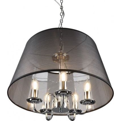 Reality - láncos LED csillár CIMA 5xE14/40W/230V fekete