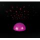 Reality - LED Érintős projektor SIRIUS LED/0,5W/3xAA rózsaszín