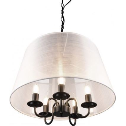 Reality - LED láncos csillár CIMA 5xE14/40W/230V szürke