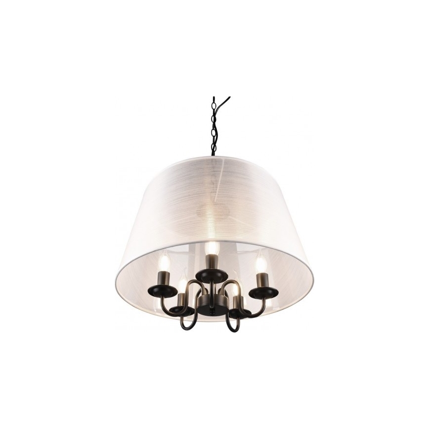 Reality - LED láncos csillár CIMA 5xE14/40W/230V szürke
