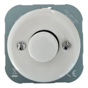 Reblig - retro porcelán fényerőszabályzó keret nélkül 250V/10A fehér