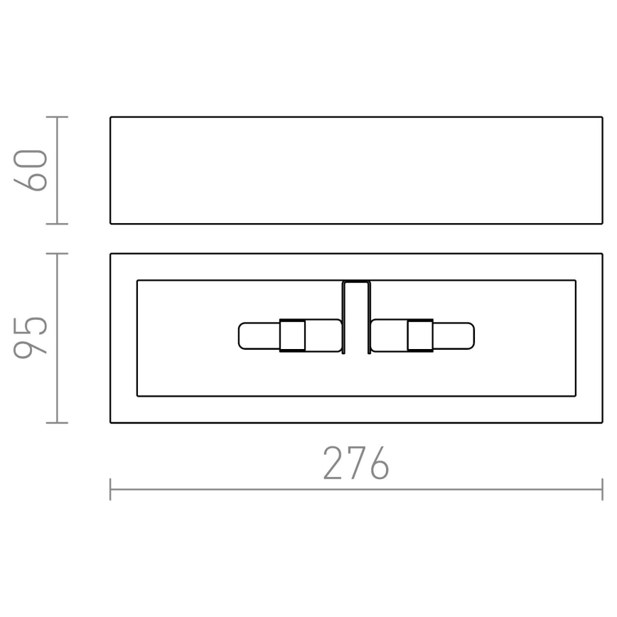 RED - Design Rendl - R10465 - Fali lámpa WIM 2xG9/40W/230
