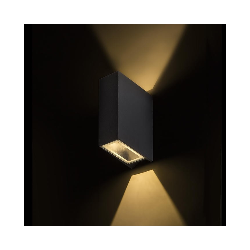 RED - Design Rendl - R12555 - LED Kültéri fali lámpa UKKO 2xLED/3W/230V IP54
