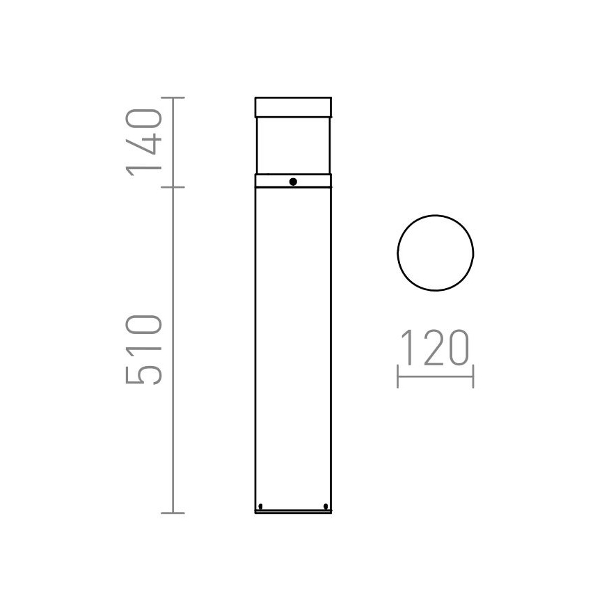 RED - Design Rendl - R12626 - LED Kültéri lámpa ABAX LED/15W/230V IP54 antracit