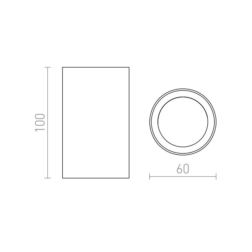 RED - Design Rendl - R12667 - Spotlámpa GAYA 1xGU10/35W/230V fehér