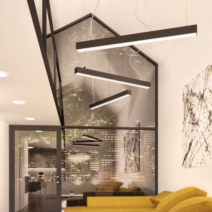 RED - Design Rendl - R12721 - LED Csillár zsinóron PESANTE LED/40W/230V fekete