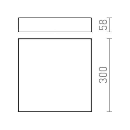 RED - Design Rendl - R12850 - LED Mennyezeti lámpa LARISA LED/30W/230V fehér