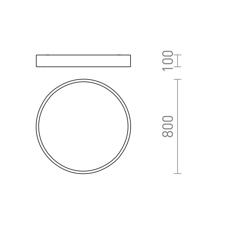RED - Design Rendl - R13334 - LED Mennyezeti lámpa MEZZO LED/100W/230V fehér