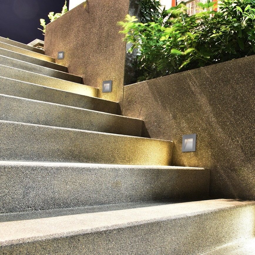 RED - Design Rendl - R12013 - LED Kültéri beépített lámpa TESS LED/3W/230V IP54 fehér