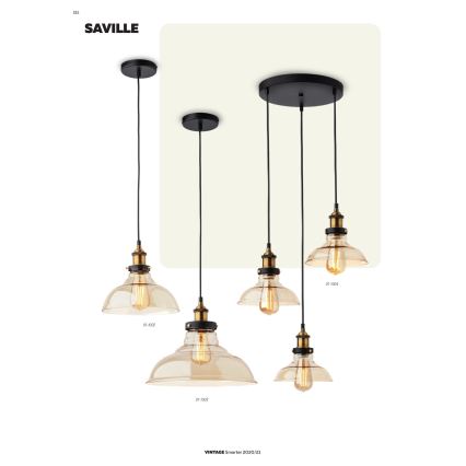 Redo 01-1004 - Csillár zsinóron SAVILLE 3xE27/42W/230V